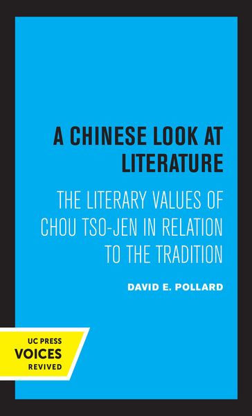 Produktbild: A Chinese Look at Literature