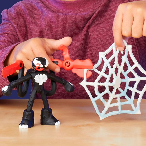 Produktbild: Hasbro F98275L0 - Play-Doh Marvel Spider-Man Netz-Action Knetset