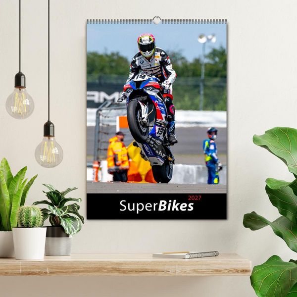 Produktbild: SuperBikes (Wandkalender 2027 DIN A2 hoch), CALVENDO Monatskalender