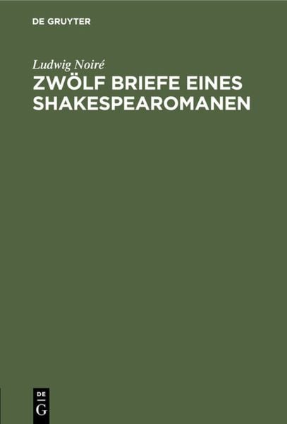 Produktbild: Zw&ouml;lf Briefe eines Shakespearomanen