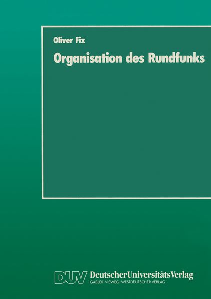 Organisation des Rundfunks