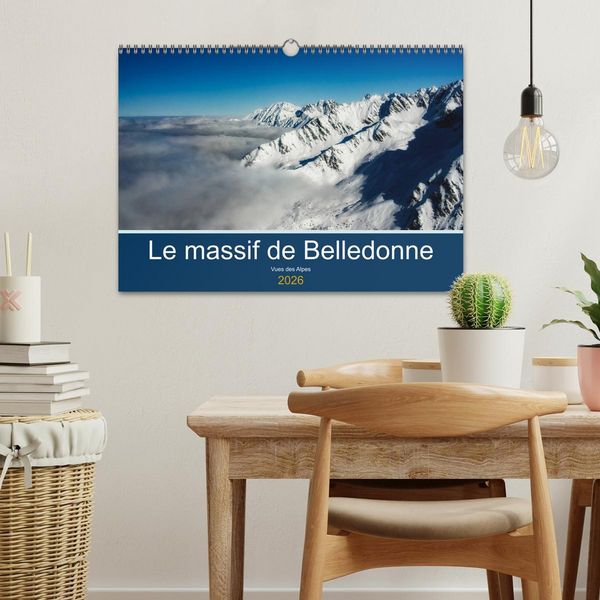 Produktbild: Le massif de Belledonne, vues sur les Alpes (Calendrier mural 2026 DIN A3 vertical), CALVENDO calendrier mensuel