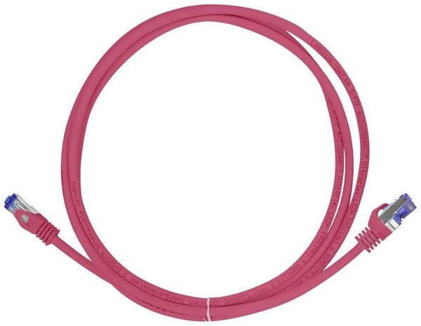Produktbild: LogiLink C6A074S RJ45 CAT 6a S/FTP 5.00m Rot 1St.