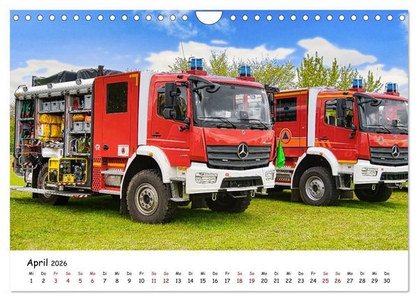 Produktbild: Blaulichttag, unsere Retter! (Wandkalender 2026 DIN A4 quer), CALVENDO Monatskalender