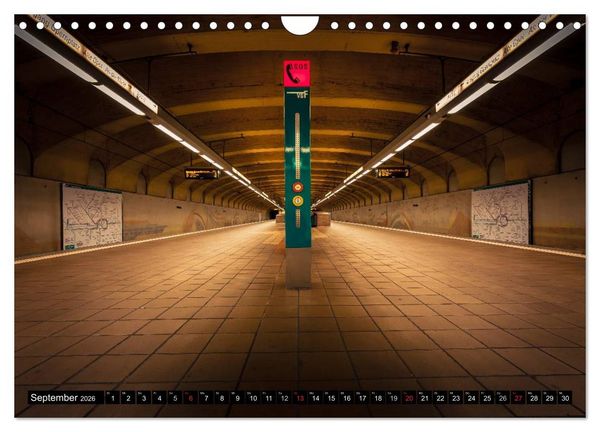 Produktbild: Frankfurt - mit der U-Bahn erfahren (Wandkalender 2026 DIN A4 quer), CALVENDO Monatskalender