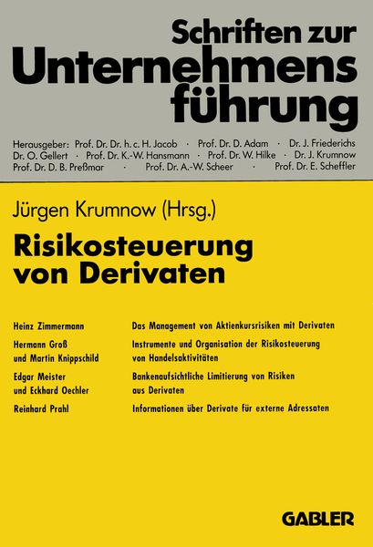 Produktbild: Risikosteuerung von Derivaten
