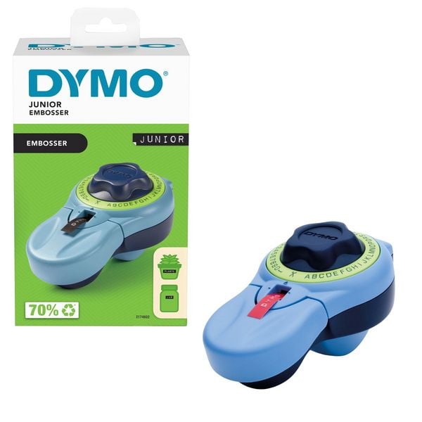 DYMO Junior Präge-Beschriftungsgerät Geeignet für Schriftband: Prägeband 9mm