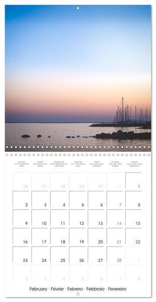 Produktbild: M&eacute;diterran&eacute;e - L'&eacute;tang de Thau (Calendrier mural carr&eacute; 2026 30x30 cm) Calendrier double avec une page pour vos prises de notes