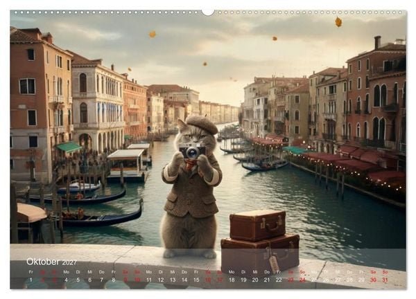 Produktbild: Der Graue Lord auf grosser Tour (hochwertiger Premium Wandkalender 2027 DIN A2 quer), Kunstdruck in Hochglanz