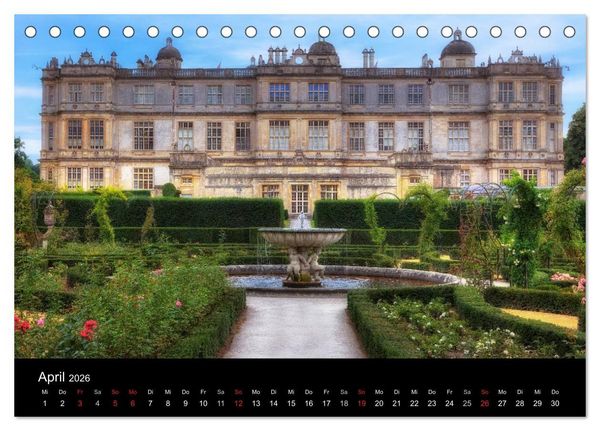 Produktbild: Englische Herrenh&auml;user (Tischkalender 2026 DIN A5 quer), CALVENDO Monatskalender
