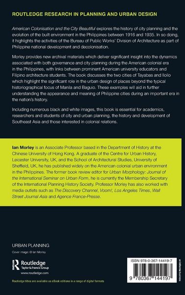 Produktbild: American Colonisation and the City Beautiful