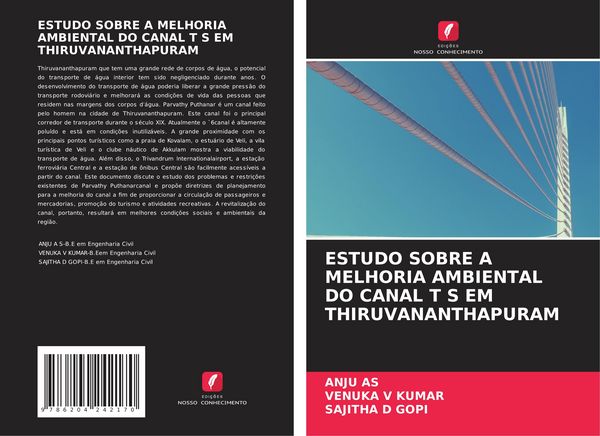 Produktbild: Estudo Sobre a Melhoria Ambiental Do Canal T S Em Thiruvananthapuram