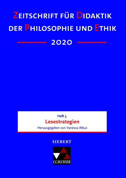 Produktbild: Zeitschrift f&uuml;r Didaktik der Philosophie und Ethik (ZDPE) / ZDPE Ausgabe 03/2020