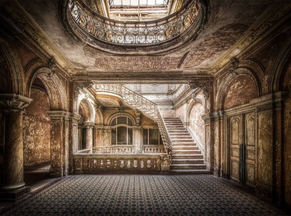 Produktbild: "Palac Krowiarki" - verlassener Palast in Polen (Puzzle)