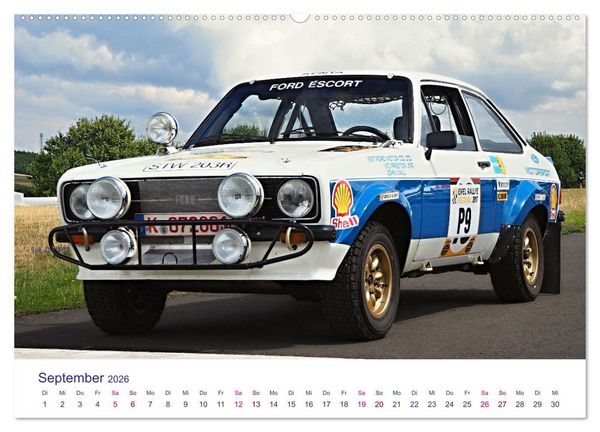 Produktbild: Rally Ikonen (Wandkalender 2026 DIN A2 quer), CALVENDO Monatskalender