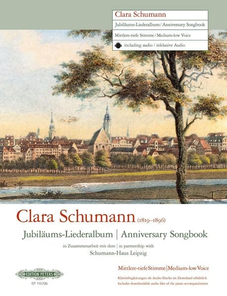 Produktbild: Jubil&auml;ums-Liederalbum -14 Lieder f&uuml;r mittlere / tiefe Singstimme und Klavier-