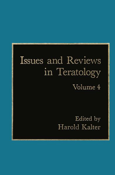 Produktbild: Issues and Reviews in Teratology