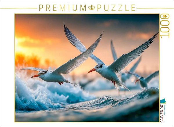 Produktbild: CALVENDO Puzzle Ob sich hier die Fische fangen lassen | 1000 Teile Lege-Gr&ouml;&szlig;e 64x48cm Foto-Puzzle f&uuml;r gl&uuml;ckliche Stunden