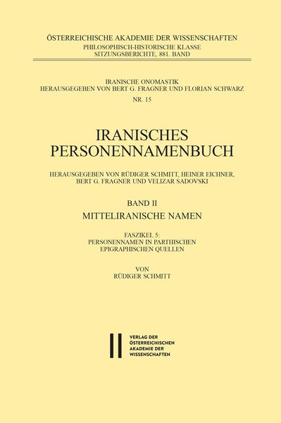 Produktbild: Iranisches Personennamenbuch Band II/Faszikel 5: Mitteliranische Namen