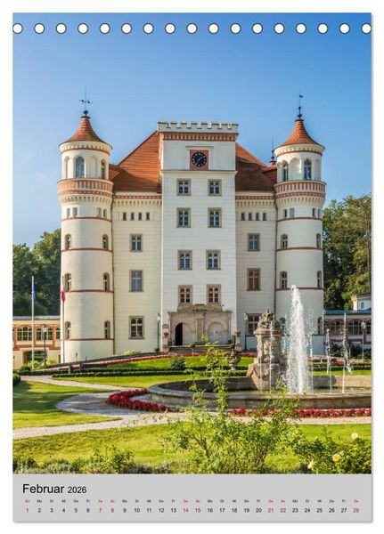Produktbild: NIEDERSCHLESIEN Idylle und Historie (Tischkalender 2026 DIN A5 hoch), CALVENDO Monatskalender