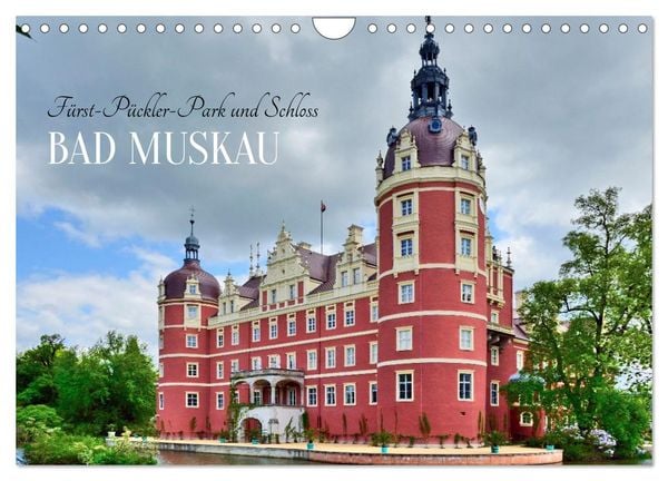 Fürst-Pückler-Park und Schloss – Bad Muskau (Wandkalender 2026 DIN A4 quer), CALVENDO Monatskalender