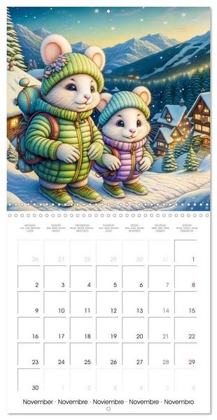 Produktbild: Mice dreams (Wall Calendar 2026 12 &times; 12 Inch) CALVENDO 12 Month Wall Calendar