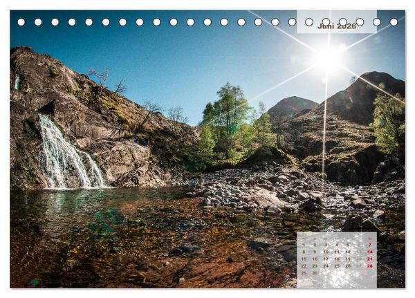 Produktbild: Rauhes Schottland (Tischkalender 2026 DIN A5 quer), CALVENDO Monatskalender