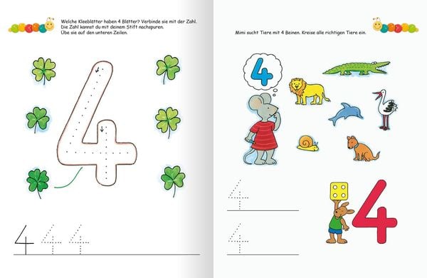 Produktbild: Lernraupe &ndash; Ruckzuck weggewischt! Erste Zahlen
