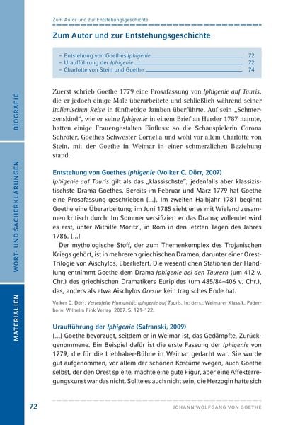 Produktbild: Iphigenie auf Tauris von Johann Wolfgang von Goethe (Textausgabe)