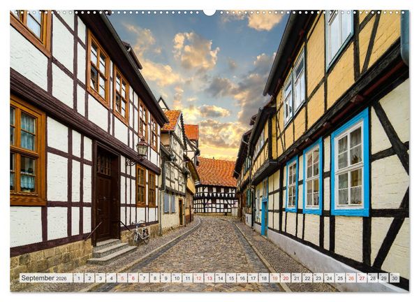 Produktbild: Quedlinburg Impressionen (hochwertiger Premium Wandkalender 2026 DIN A2 quer), Kunstdruck in Hochglanz