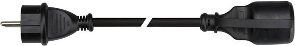 Produktbild: Perel EC10R25STBHQ Strom Verl&auml;ngerungskabel 16A Schwarz 10.00m H05RR-F 3G 2,5mm&sup2;