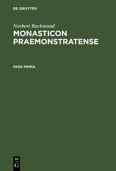 Produktbild: Monasticon Praemonstratense