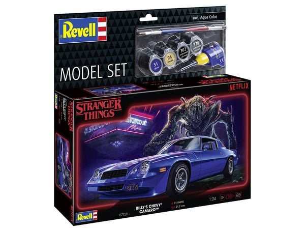 Produktbild: Modellbau Model Set "StrangerThings"Billy'sChevy Camaro Z/28