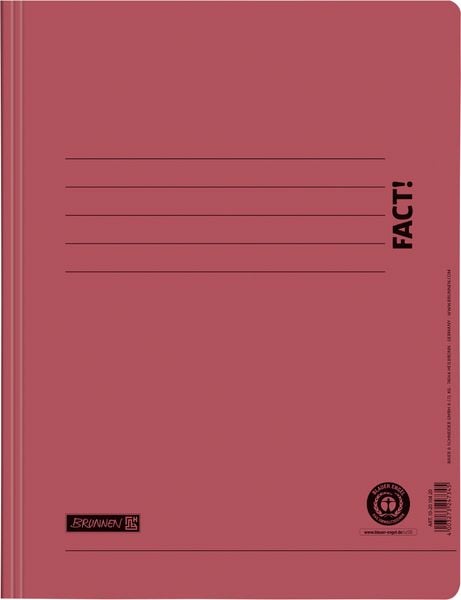 Produktbild: Brunnen Schnellhefter FACT! rot