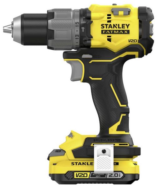 Produktbild: STANLEY V 20 SFMCD726D2K-QW Akku-Schlagbohrschrauber 18 V Anzahl mitgelieferte Akkus 2 2 Ah Li-Ion inkl. 2. Akku, inkl. Ladeger&auml;t