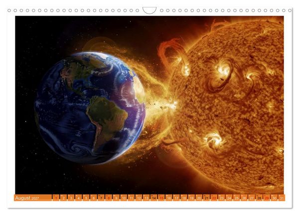 Produktbild: Planeten - Kollisionen (Wandkalender 2027 DIN A3 quer), CALVENDO Monatskalender