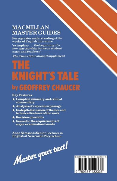Produktbild: Chaucer: The Knight's Tale