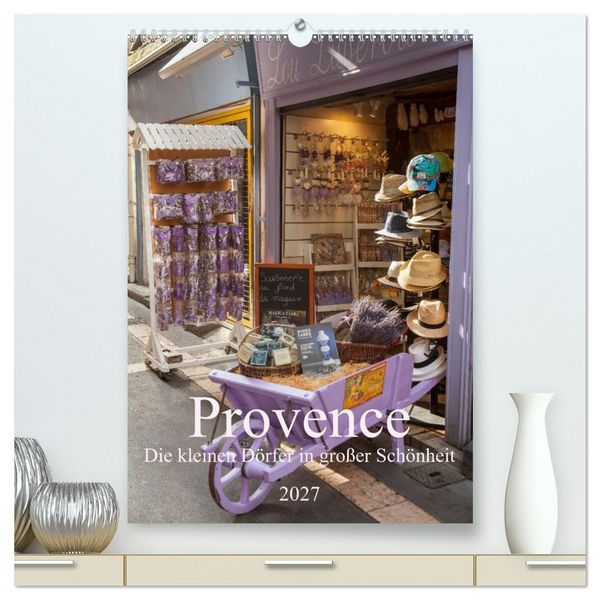 Produktbild: Provence &ndash; Die kleinen D&ouml;rfer in gro&szlig;er Sch&ouml;nheit (hochwertiger Premium Wandkalender 2027 DIN A2 hoch), Kunstdruck in Hochglanz
