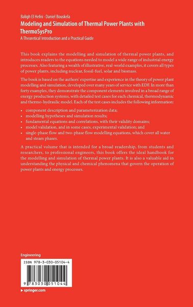 Produktbild: Modeling and Simulation of Thermal Power Plants with ThermoSysPro