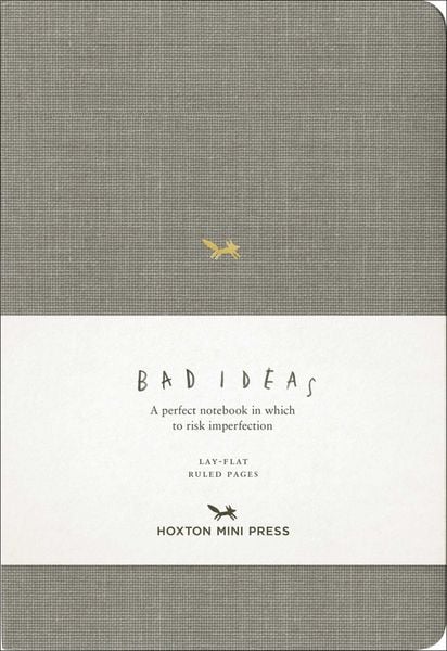 Produktbild: A Notebook for Bad Ideas (Medium / Light Grey / Lined)