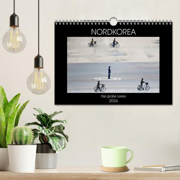 Produktbild: Nordkorea - Die gro&szlig;e Leere (Wandkalender 2026 DIN A4 quer), CALVENDO Monatskalender
