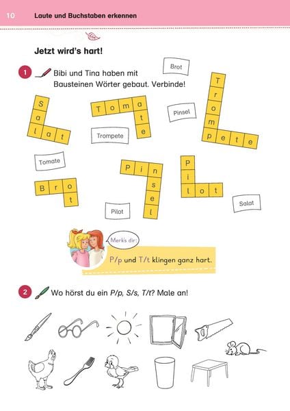 Produktbild: Bibi & Tina: Mein &Uuml;bungsbuch f&uuml;r die 1. Klasse