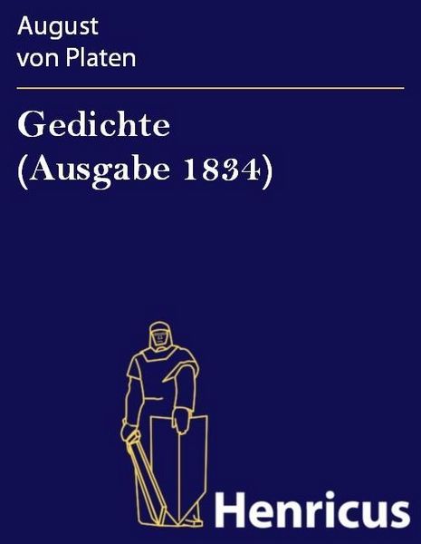 Produktbild: Gedichte (Ausgabe 1834)