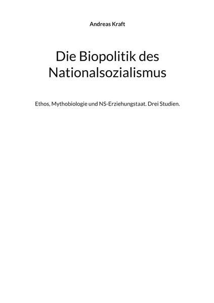 Produktbild: Die Biopolitik des Nationalsozialismus