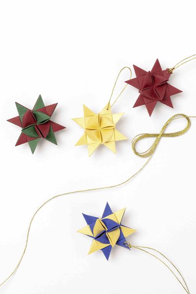 Produktbild: Folia  Mini Fr&ouml;belsterne CHRISTMAS, 100 Papierstreifen in 1x35cm