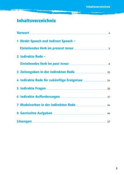 Produktbild: Klett 10-Minuten-Training Englisch Direct Speech - Indirect Speech 7./8. Klasse