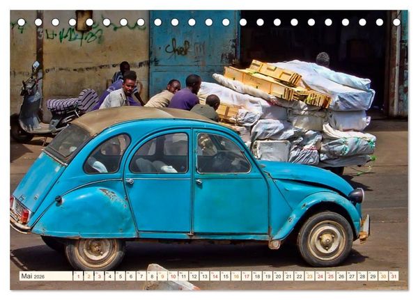 Produktbild: Citro&euml;n 2CV - geliebte Ente (Tischkalender 2026 DIN A5 quer), CALVENDO Monatskalender