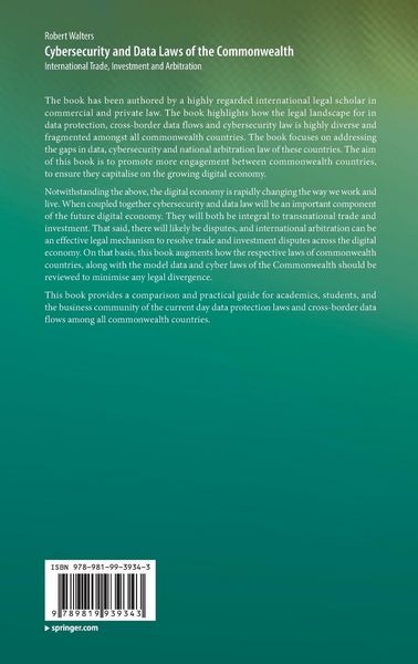 Produktbild: Cybersecurity and Data Laws of the Commonwealth