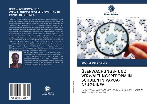 Überwachungs- und Verwaltungsreform in Schulen in Papua-Neuguinea, Taschenbuch von Joy Purauko Asiure, Sciencia Scripts, 9786202616317