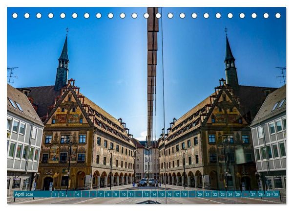 Produktbild: Quer durch Ulm (Tischkalender 2026 DIN A5 quer), CALVENDO Monatskalender